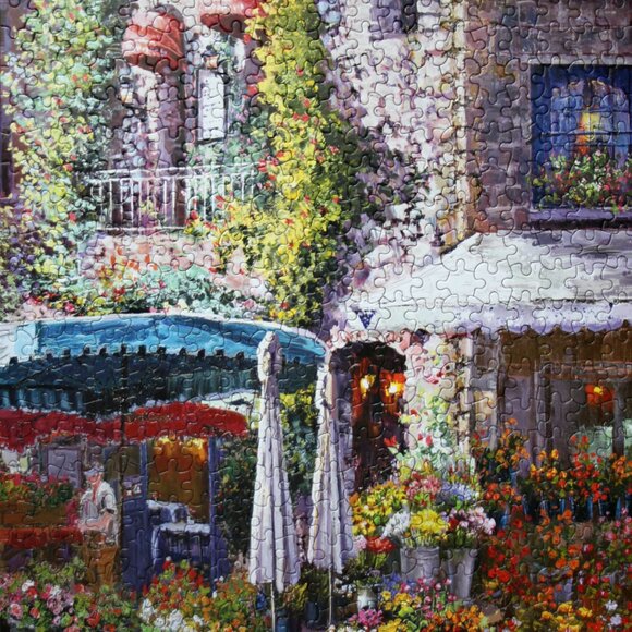 Flower Garden Triptych, 1500 piece puzzle, Karmin International - Picture 3 of 6